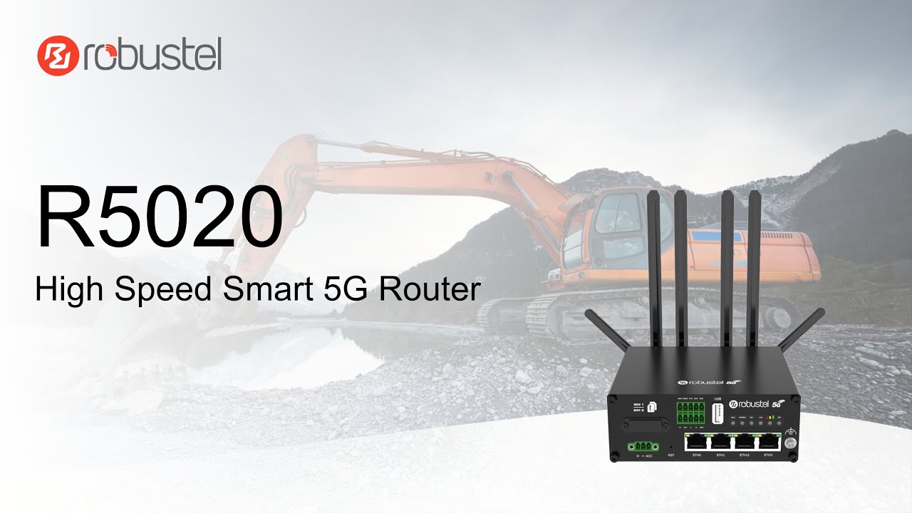 R5020 - High Speed Smart 5G Router | Robustel